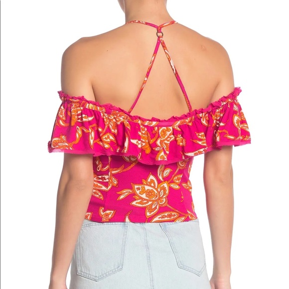 Free People Cha Cha Cold Shoulder Top - Picture 6 of 9